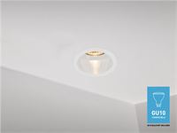 [00916] Gu10 Recessed Fixture White With Lamp Holder – foto 2 – kavel bij Hammertime, Puurs