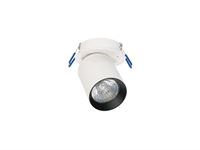 [00952] Gu10 Recessed Spotlight Fixture Cylinder Sand White And Black Rotatable – foto 4 – kavel bij Hammertime, Puurs