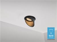 [00918] Gu10 Recessed Design Fixture Black – foto 3 – kavel bij Hammertime, Puurs