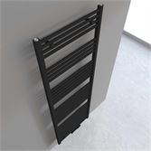 1 X H1800xb600 Handdoekradiator Mat Zwart - Linteo – foto 2 – kavel bij Hammertime, Bornem