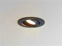 [01158] 4.9w Smd Led Recessed Spot 3000k Black With Lens – foto 4 – kavel bij Hammertime, Puurs