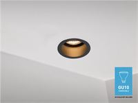 [00914] Gu10 Recessed Fixture Black With Lamp Holder – foto 2 – kavel bij Hammertime, Puurs