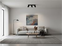 [00957] Gu10 Surface-Mounted Spotlight Fixture Triple Cylinder Sand Black Rotatable – foto 2 – kavel bij Hammertime, Puurs