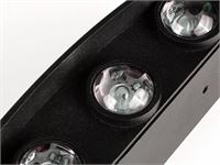 [01078] 6w Led Wall Lamp Six-Light Black Warm White Waterproof – foto 7 – kavel bij Hammertime, Puurs