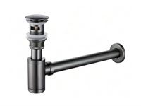 1 X Design Sifon Met Afvoerplug Gun Gray – kavel bij Hammertime, Bornem