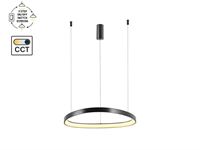 [01206p] Auren Design Pendant Lamp Black 82cm 70w Led Cct 3 Colour & 3 Step Dimming – foto 2 – kavel bij Hammertime, Puurs