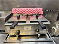 1 Rvs Dubbele Friteuse Maxima – kavel bij Hammertime