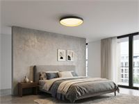 [01202] Auren Design Ceiling Lamp Black 62cm 50w Led Cct 3 Colour & 3 Step Dimming – foto 3 – kavel bij Hammertime, Puurs