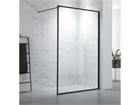 1 X 140x200 Bcf Inloopdouche Met Mat Zwart Frame – foto 2 – kavel bij Hammertime, Bornem