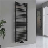 1 X H1800xb600 Handdoekradiator Mat Zwart - Linteo – kavel bij Hammertime, Bornem