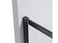 1 X 90x200 Bcf Inloopdouche Met Mat Zwart Frame – foto 3 – kavel bij Hammertime, Bornem