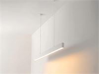 [hrz201] 40w Led 120cm Linear Design Pendant Lamp With 3 Colour Light Switch White – foto 5 – kavel bij Hammertime, Puurs