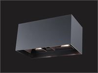 [00981] 12w Led Black Wall Lamp 4-Light Adjustable Waterproof – foto 4 – kavel bij Hammertime, Puurs