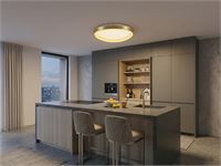 [01203] Auren Design Ceiling Lamp Gold 62cm 50w Led Cct 3 Colour & 3 Step Dimming – foto 4 – kavel bij Hammertime, Puurs