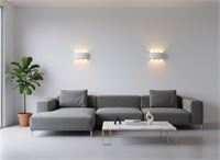 [01079] 6w Led Oval Wall Lamp Six-Light Sand White Warm White Waterproof – foto 5 – kavel bij Hammertime, Puurs