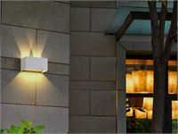 [00982] 12w Led White Wall Lamp 4-Light Adjustable Waterproof – foto 6 – kavel bij Hammertime, Puurs