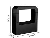 [01171] 10w Led Sand Black Garden Lamp 14.5cm Warm White – foto 8 – kavel bij Hammertime, Puurs
