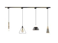 [01100] Pendant Lamp Adapter For 1-Phase 2-Wire Track System, Sand Black – foto 3 – kavel bij Hammertime, Puurs