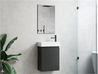 1 X 40cm Toiletmeubel Mat Zwart - Como 40-04 – kavel bij Hammertime, Bornem