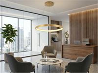 [01205p] Auren Design Pendant Lamp Gold 62cm 50w Led Cct 3 Colour & 3 Step Dimming – kavel bij Hammertime, Puurs