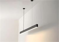 [hrz200] 40w Led 120cm Linear Pendant Lamp 3 Colour Light Switch Black – foto 5 – kavel bij Hammertime, Puurs