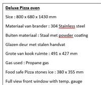 Deluxe Pizza Oven – foto 3 – kavel bij Hammertime