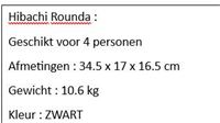 Hibachi Rounda Zwart – foto 3 – kavel bij Hammertime