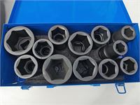 Pneumatische Slagmoersleutel 1"2400nm Met Krachtdoppenset 12 Delig – foto 6 – kavel bij Hammertime