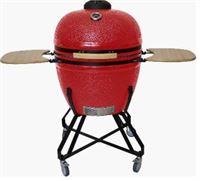 Kamado Grill 27inch Rood – foto 2 – kavel bij Hammertime