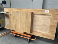 Houten Tafel Incl Kar – foto 2 – kavel bij Hammertime