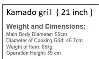 Kamado Grill 21inch Groen – foto 3 – kavel bij Hammertime