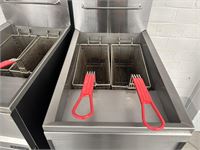 Rvs Dubbele Friteuse Nayati Gfe/40 Rs – foto 4 – kavel bij Hammertime