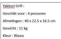 Yakitori Grill Blauw – foto 3 – kavel bij Hammertime