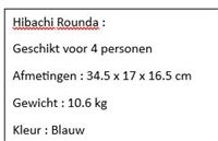 Hibachi Rounda Blauw – foto 3 – kavel bij Hammertime