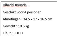 Hibachi Rounda Rood – foto 3 – kavel bij Hammertime
