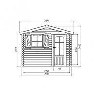 Tuinhuis Servoz – foto 3 – kavel bij Hammertime