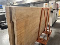 Houten Tafel Incl Kar – foto 3 – kavel bij Hammertime