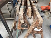 4x Houten Schragen – foto 3 – kavel bij Hammertime