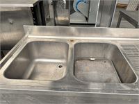 Rvs Spoeltafel – foto 3 – kavel bij Hammertime