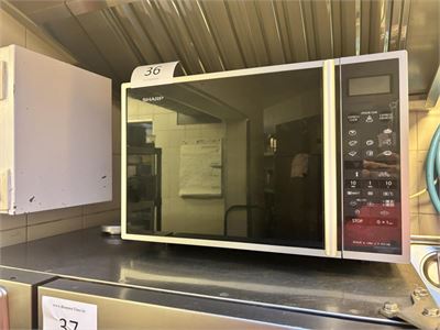 1 Rvs Combi/microgolfoven Sharp – kavel bij Hammertime