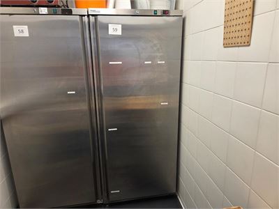 1 Rvs Vrieskast Exquisit Bf600inox – kavel bij Hammertime