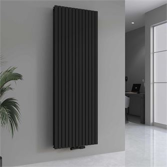 1 X H1800xb600 Dubbele Design Radiator Vero Mat Zwart – kavel bij Hammertime, Bornem