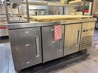 1 3-Deurs Rvs Koelwerkbank Fagor – kavel bij Hammertime