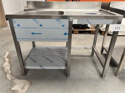 Rvs Spoeltafel – kavel bij Hammertime