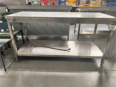 Rvs Werktafel – kavel bij Hammertime