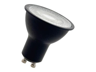 [01148] 7w Gu10 Led Spot With Lens 3000k Black – kavel bij Hammertime, Puurs