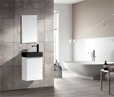 1 X 40cm Toiletmeubel Mat Wit - Como 40-03b – kavel bij Hammertime, Bornem