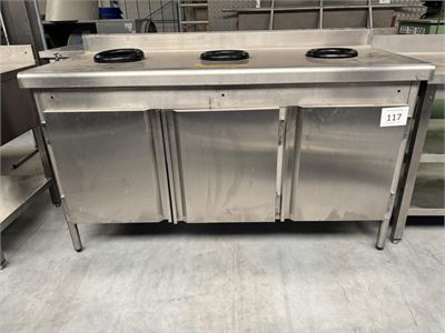 Rvs 3drs Sorteertafel – kavel bij Hammertime