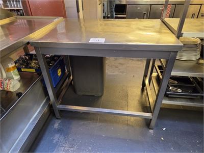 1 Rvs Werktafel – kavel bij Hammertime