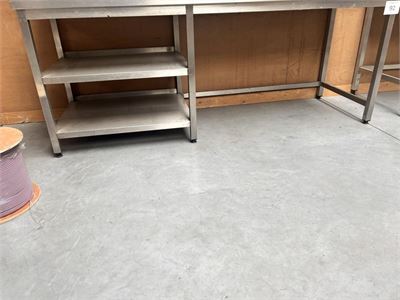 Rvs Werktafel – kavel bij Hammertime